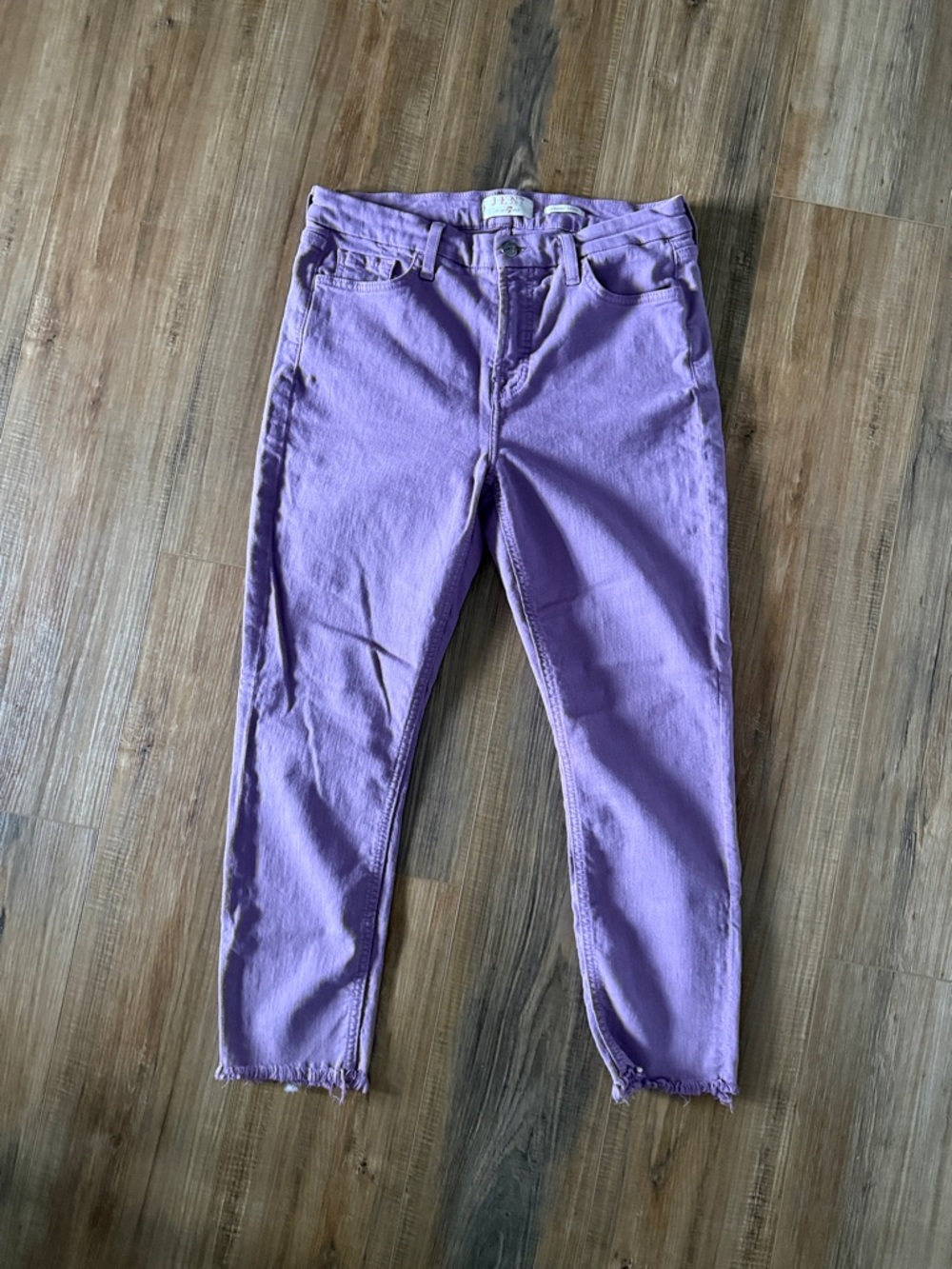 High-Rise Skinny Jeans in Lavender